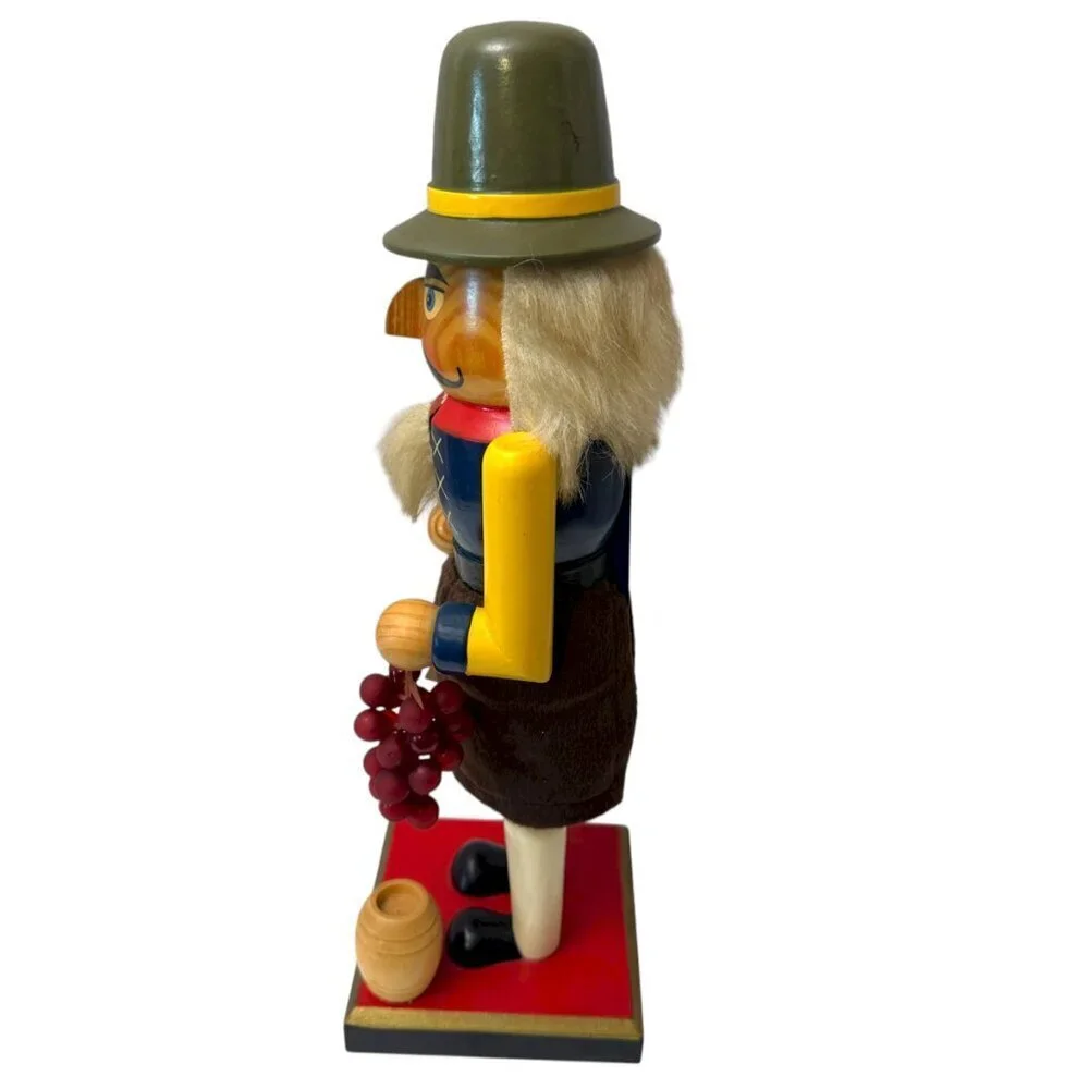 Large Holiday Nutcracker Holding Grapes and Bottle Target Limited Edition 2009